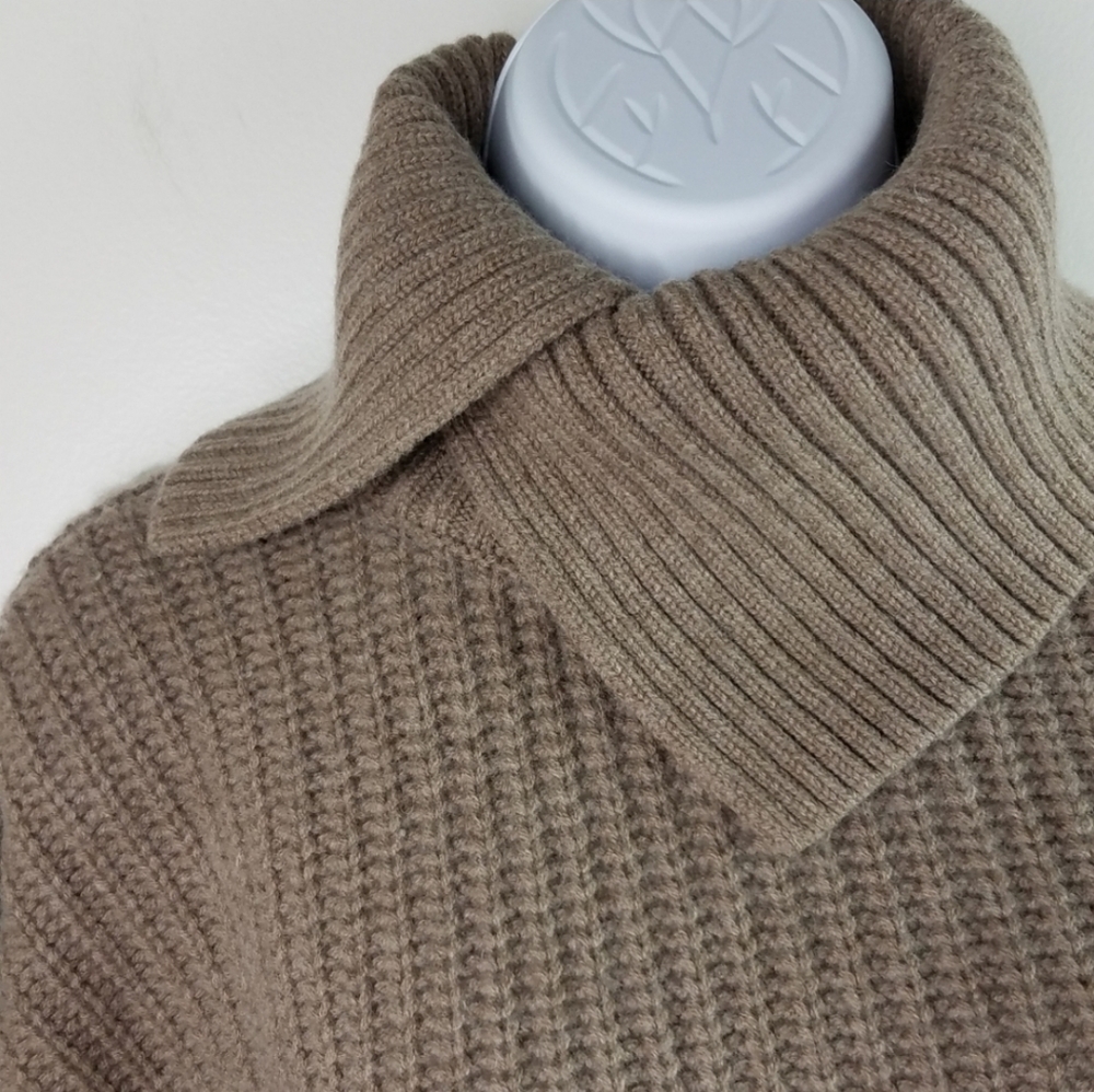 Revolve 27 Miles Malibu Asher Cashmere and Wool Turtleneck Sweater Size Small - Picture 6 of 8